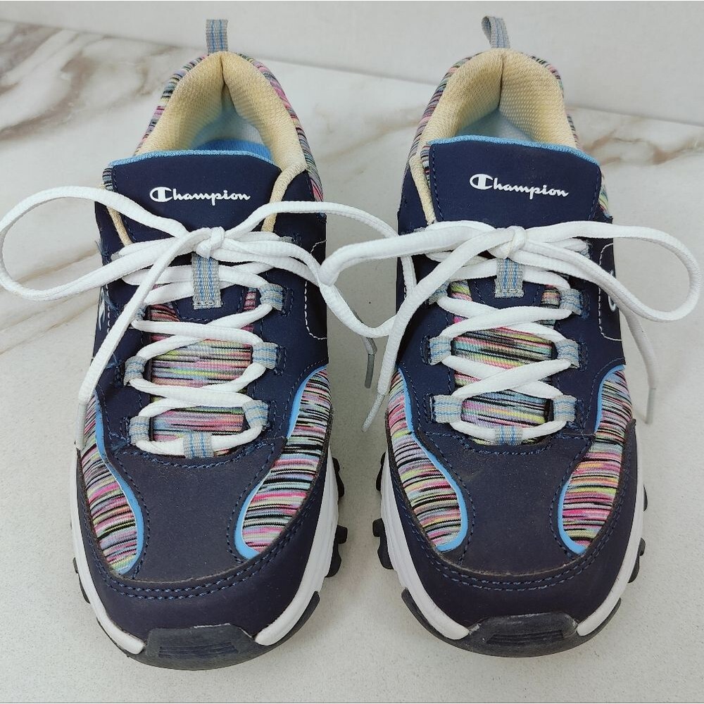 Champion Women's Margaret Stripe Jersey Running Shoes Sneakers, Sz 7 - Picture 7 of 11